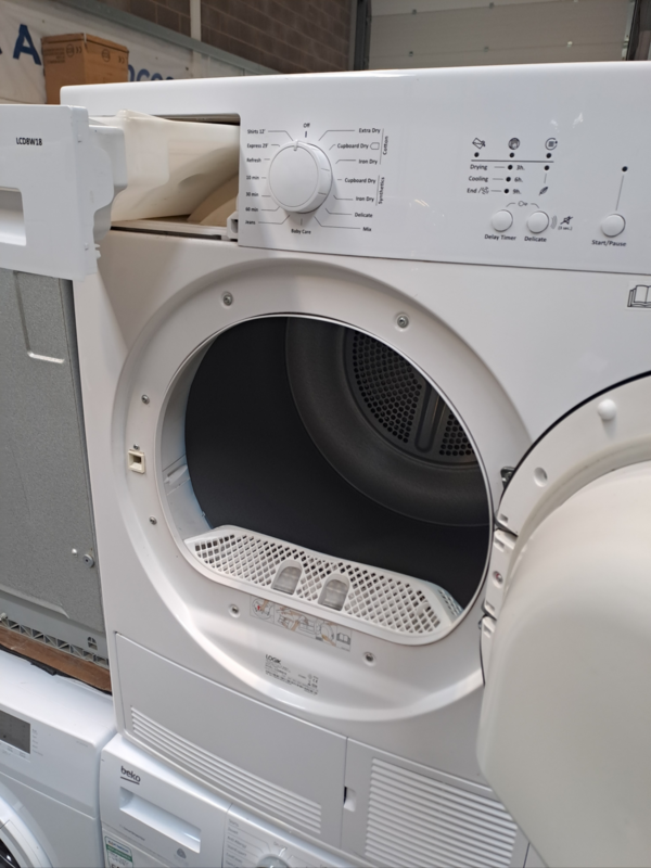 Logik LCD8W18 Condenser Dryer White