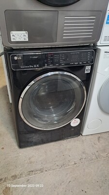 LG F14U1JBS 10 Kg Load 1400 Spin A+++ Washing Machine Black