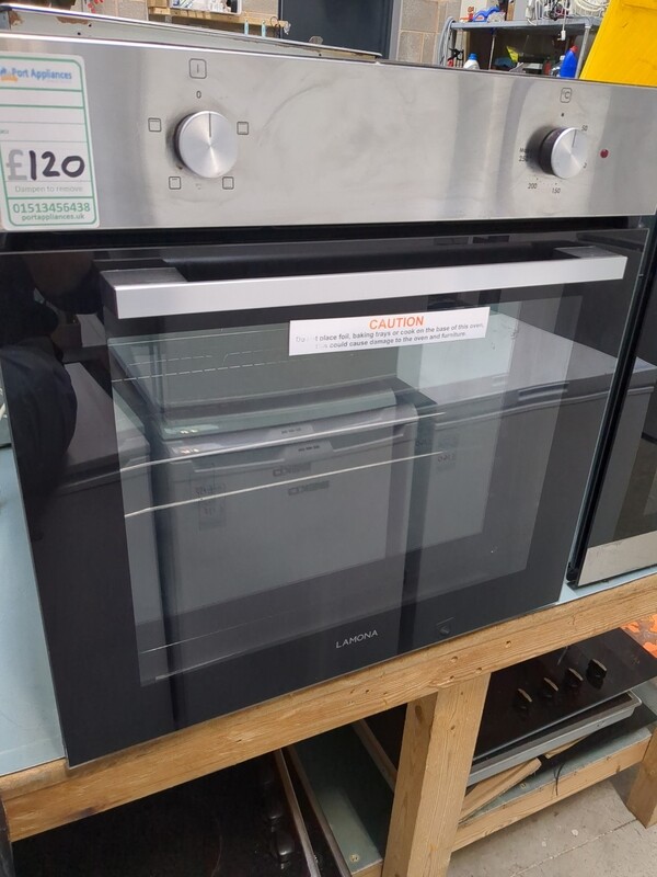 Lamona LAM3219 Built in 60cm Single Fan Oven Stainless Steel