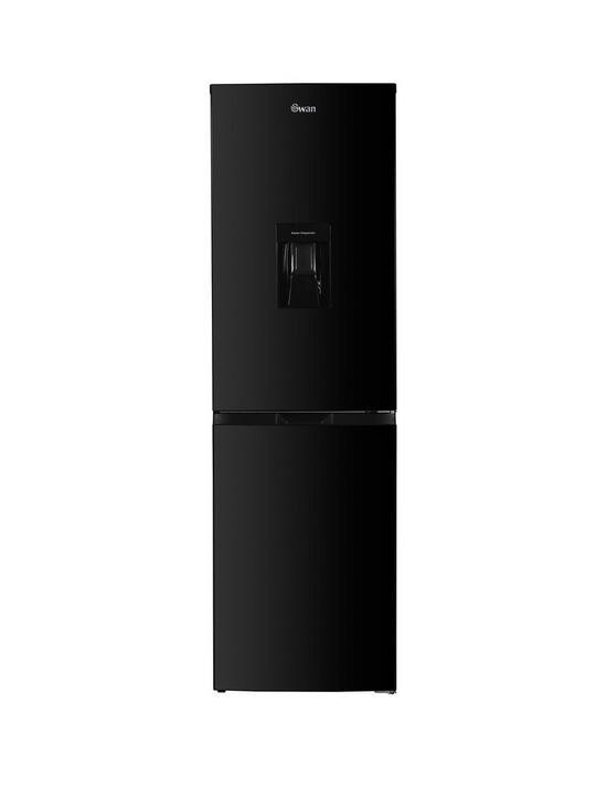 Swan
SR156130B H181 x W55cm, Total No Frost, 50/50 split, Water Dispenser, Fridge Freezer - Black - New