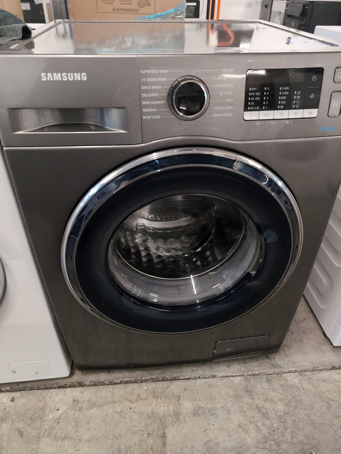 Samsung WW80J5555FX/EU Ecobubble 8kg 1400rpm Washing Machine Grey
