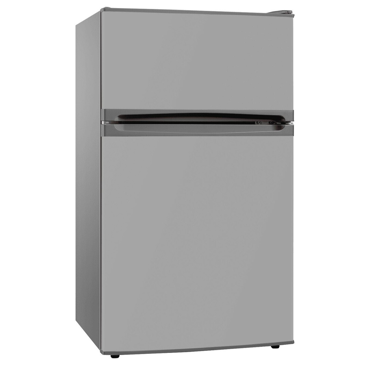 SIA UFF01SS Silver/Grey Freestanding Under Counter Fridge Freezer W479 x D495 x H845 New, Located in Whitby Road Shop