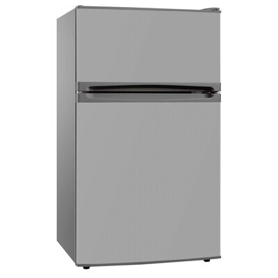 SIA UFF01SS Silver/Grey Freestanding Under Counter Fridge Freezer W47cm D49cm H84cm Brand New Located in Whitby Road shop