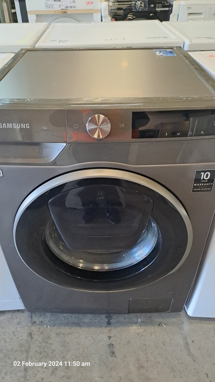 Samsung WW10T684DLN/S1 Ecobubble Autodosing 10.5kg Load 1400 Spin Washing Machine Graphite Grey , Located in our Whitby Road shop