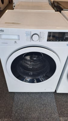 Beko WDR7543121W 7+5kg Load 1400 Spin Washing Machine Washer Dryer White. H84cm W60cm D59cm Refurbished Located in Whitby Road shop