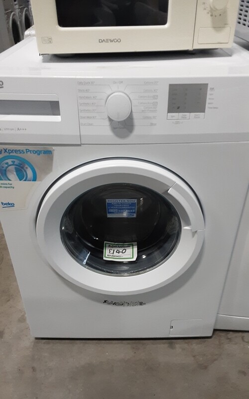 Beko WTG820M1W 8kg Load 1200 Spin Washing Machine White