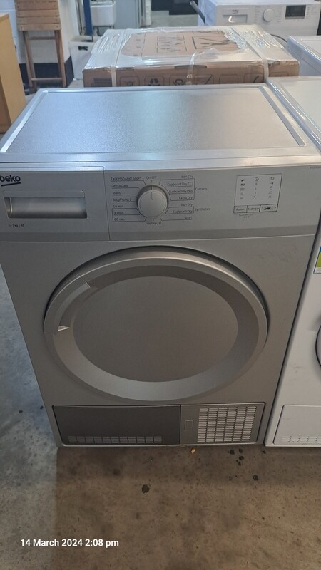 Beko DTGC7000S 7kg Condenser Dryer Silver Grey