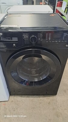 Beko WDX8543130B 8+5kg Load 1400 Spin Washing Machine Washer Dryer Black H84cm W60cm D59cm Refurbished