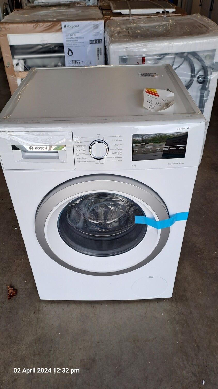 Bosch Series 4 WAN28250GB 8kg Load 1400 Spin Washing Machine White