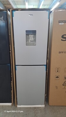 SIA SFF17650SE Fridge Freezer W55cm D55cm H174cm Silver Brand New