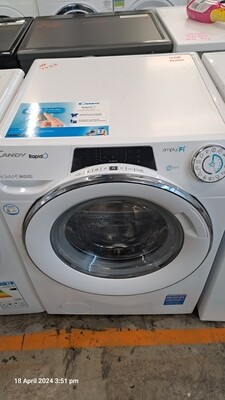 Candy Rapido 11kg 1400 Spin Washing Machine White Refurbished 