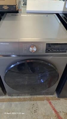 Hisense WFQA1214EVJMT 12kg Load 1400 Spin Washing Machine Grey Refurbished 
