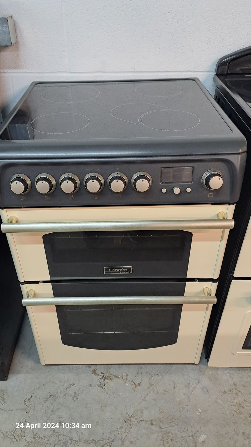 Cannon CH60ETC 60cm Electric Cooker Ceramic Cream Refurbished 