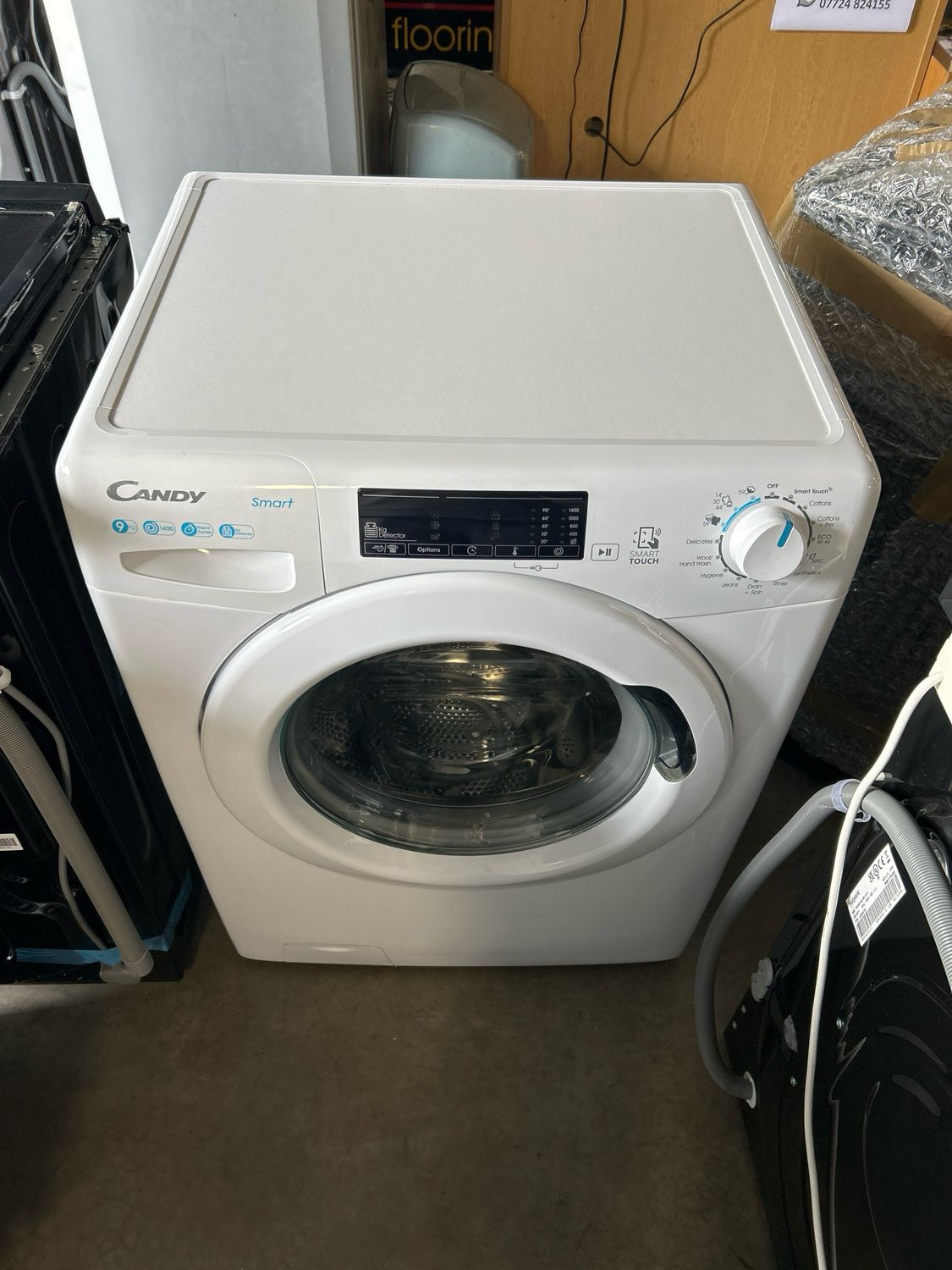 Candy CS149TE80 9kg Load 1400 Spin Washing Machine White Brand New
