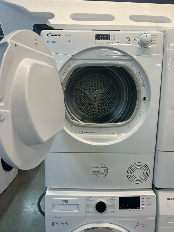 Candy CSEC8LF80 8kg Smart Condenser Dryer White Refurbished