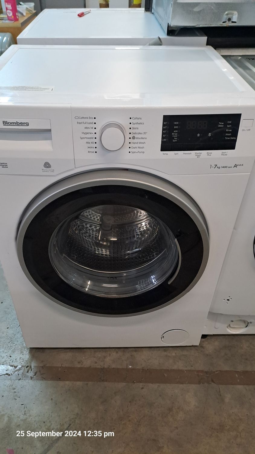 Blomberg LWF27441W 7kg 1400 Spin Washing Machine White Refurbished 