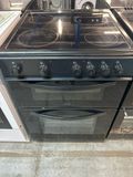 Logik 60cm LFTC60B16 Electric cooker twin Cavity Black Refurbished