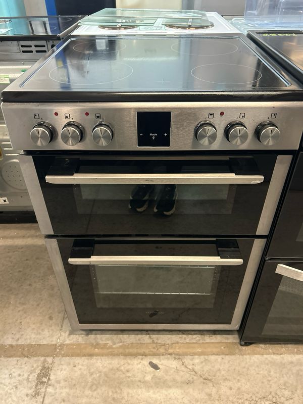 Kenwood KDC66SS 60cm Electric cooker Double Oven Ceramic Hob Stainless
