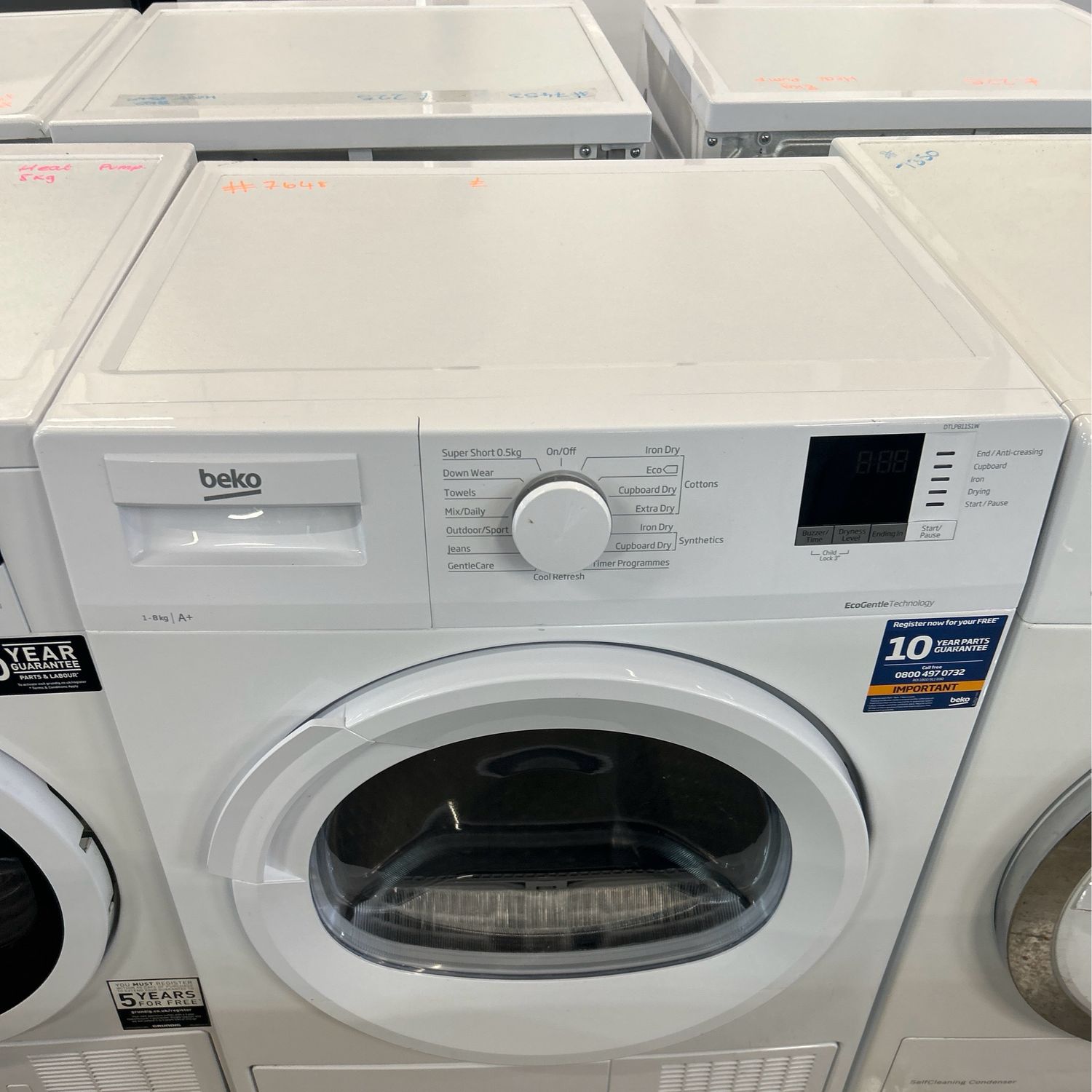 Beko DTLP71151W 7kg Low Energy Saving Condenser Dryer White Refurbished