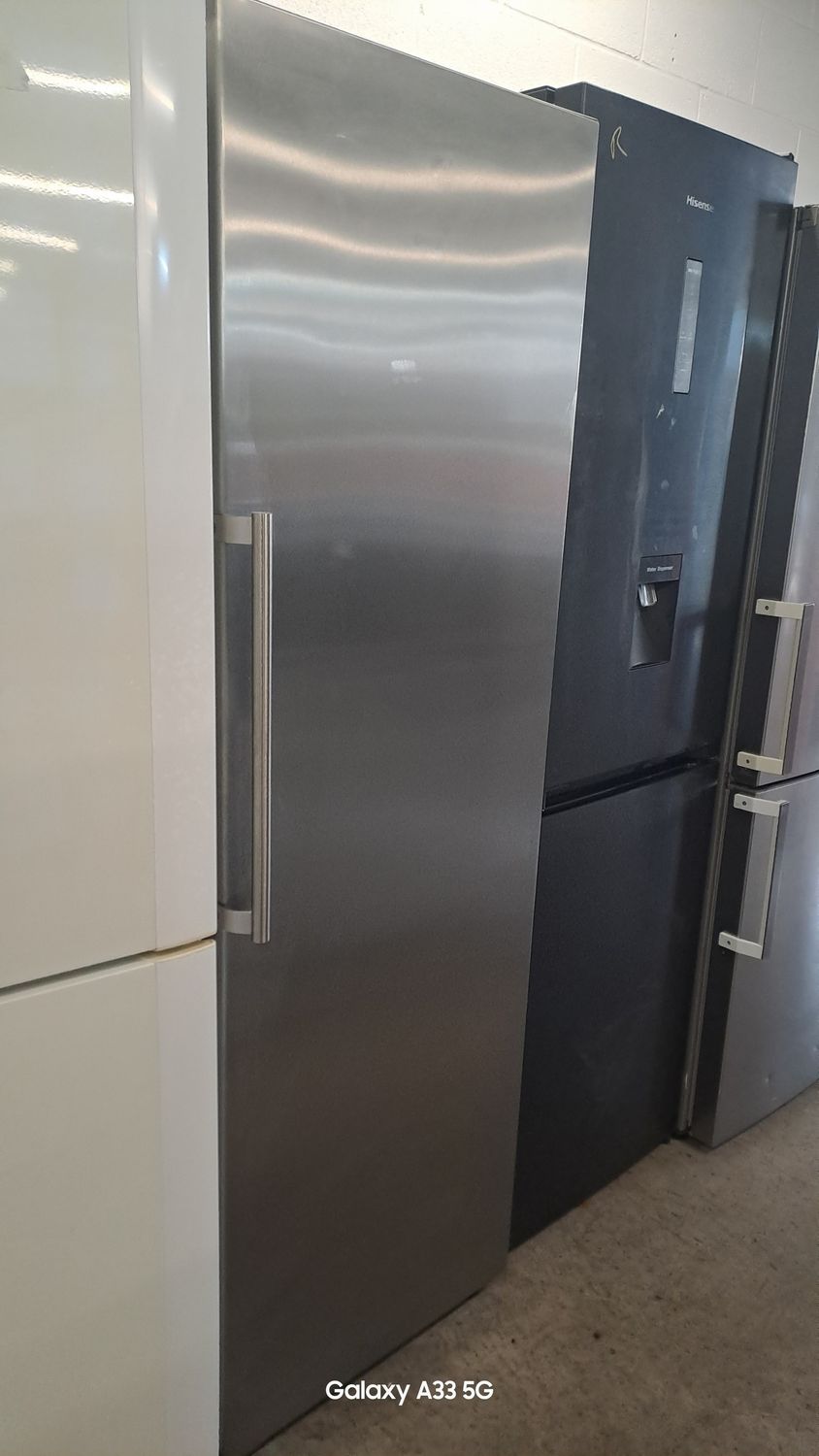 Caple RFL70 Tall Freezer Frost Free H186 W60 D58 Stainless steel Refurbished 