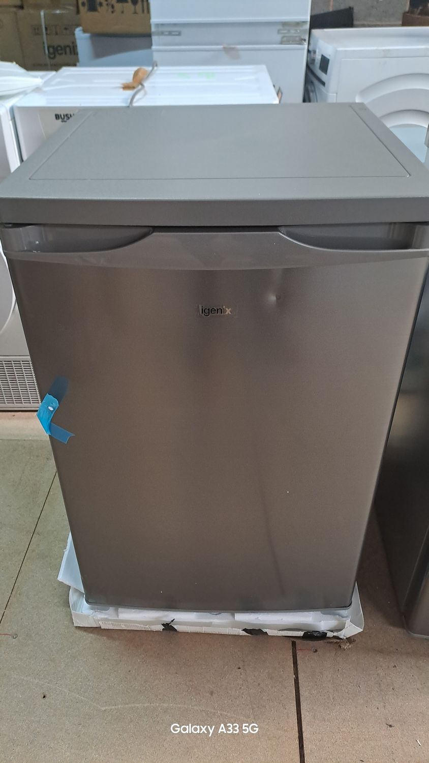 Igenix IG255X Undercounter Fridge H84cm W55cm Silver New Graded