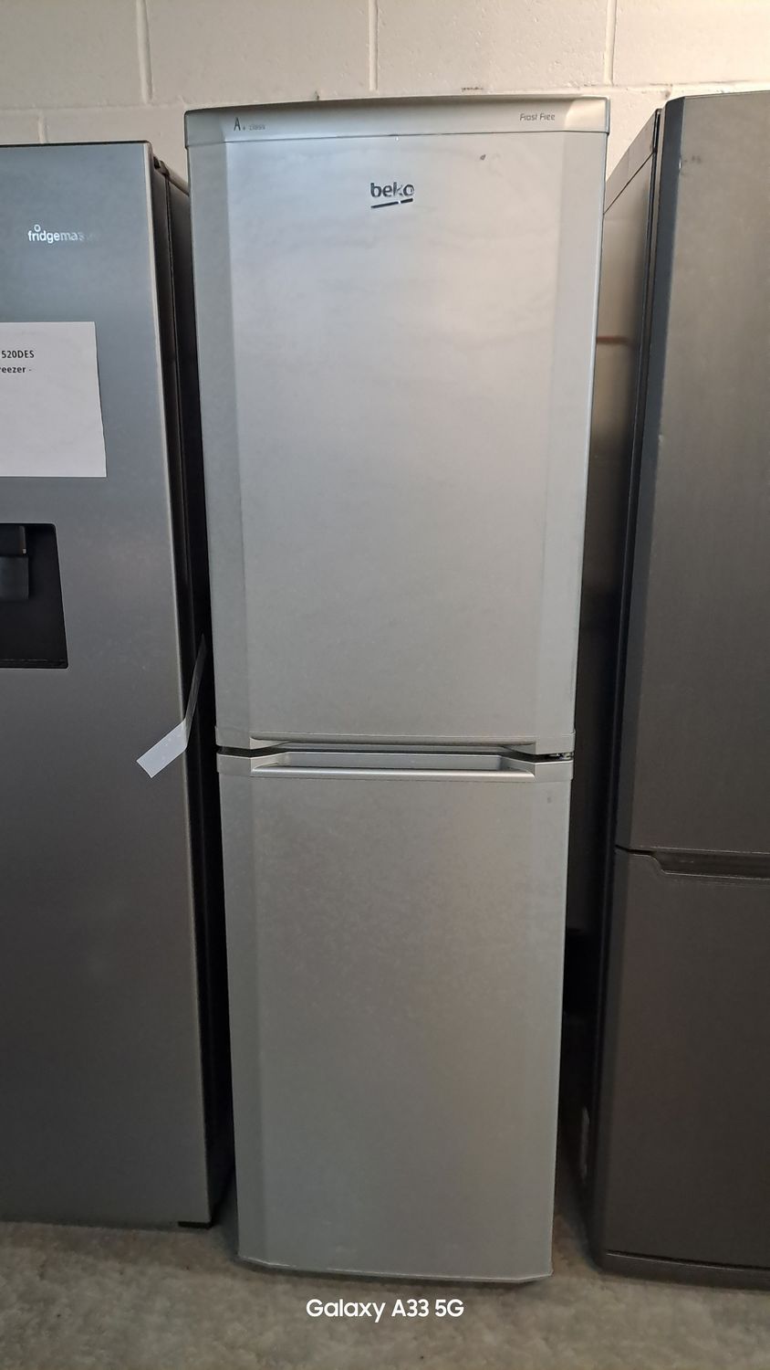 Beko CF583 Fridge Freezer H183 x W55 x D60 Silver Refurbished 