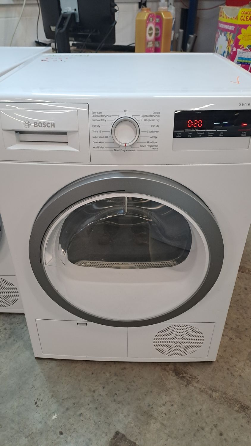 Bosch Serie 4 WTN85251 Serie4 8kg Condenser Dryer White Refurbished