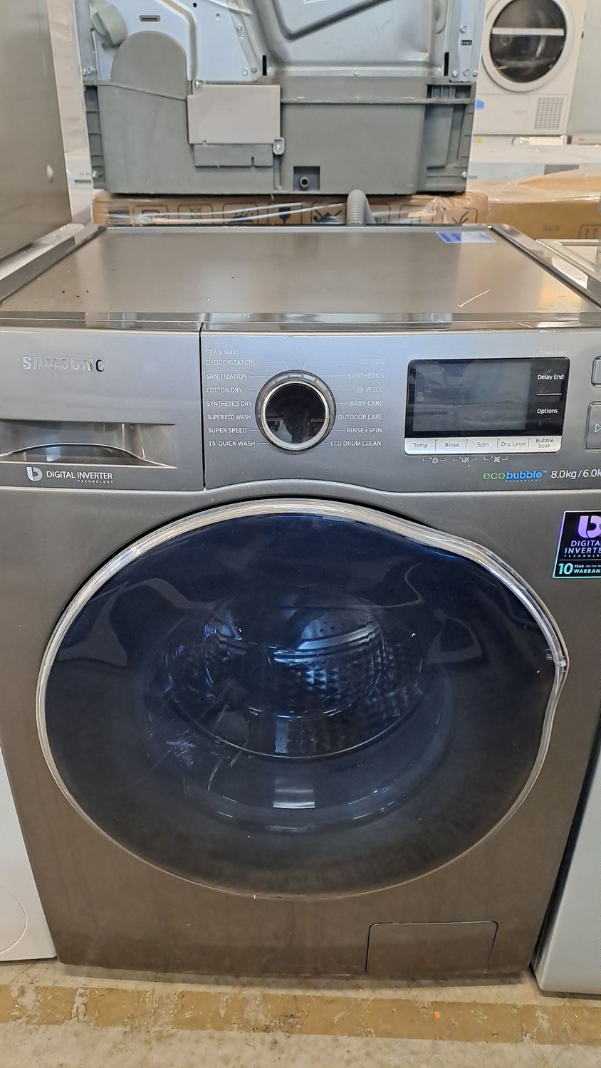 Samsung WD80J6410AX 8kg/5kg 1400spin Washer/Dryer Grey Refurbished