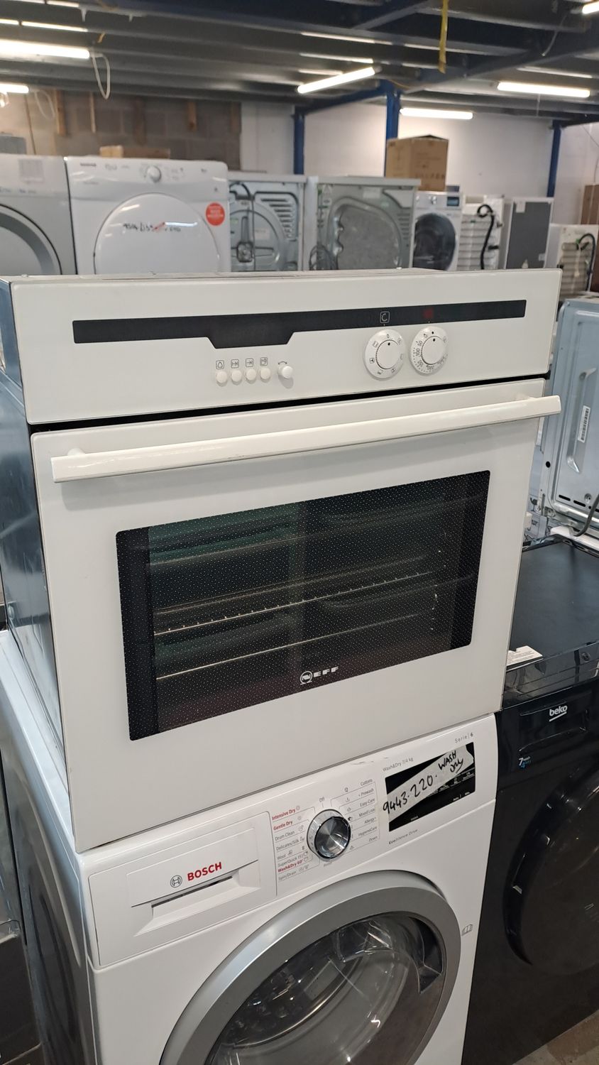 Neff B1441WOGB Built-In Electric Single Oven White Refurbished 