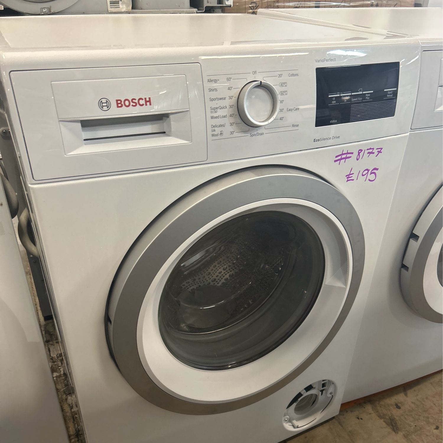 Bosch Serie 6 WAU28R90 9kg 1400rpm Washing Machine White