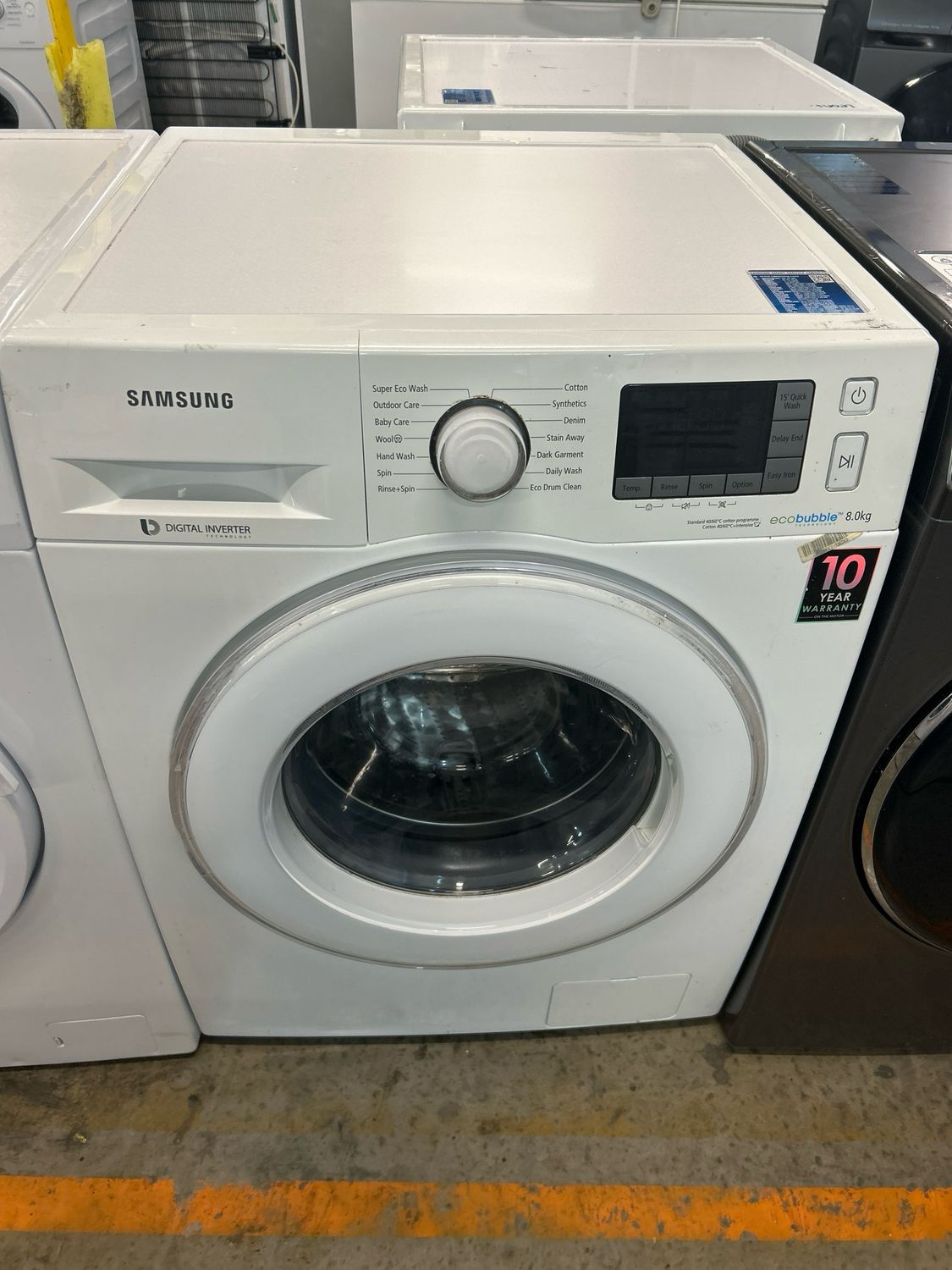 Samsung Ecobubble WF80F5E0W4W 8kg 1200rpm Washing Machine White