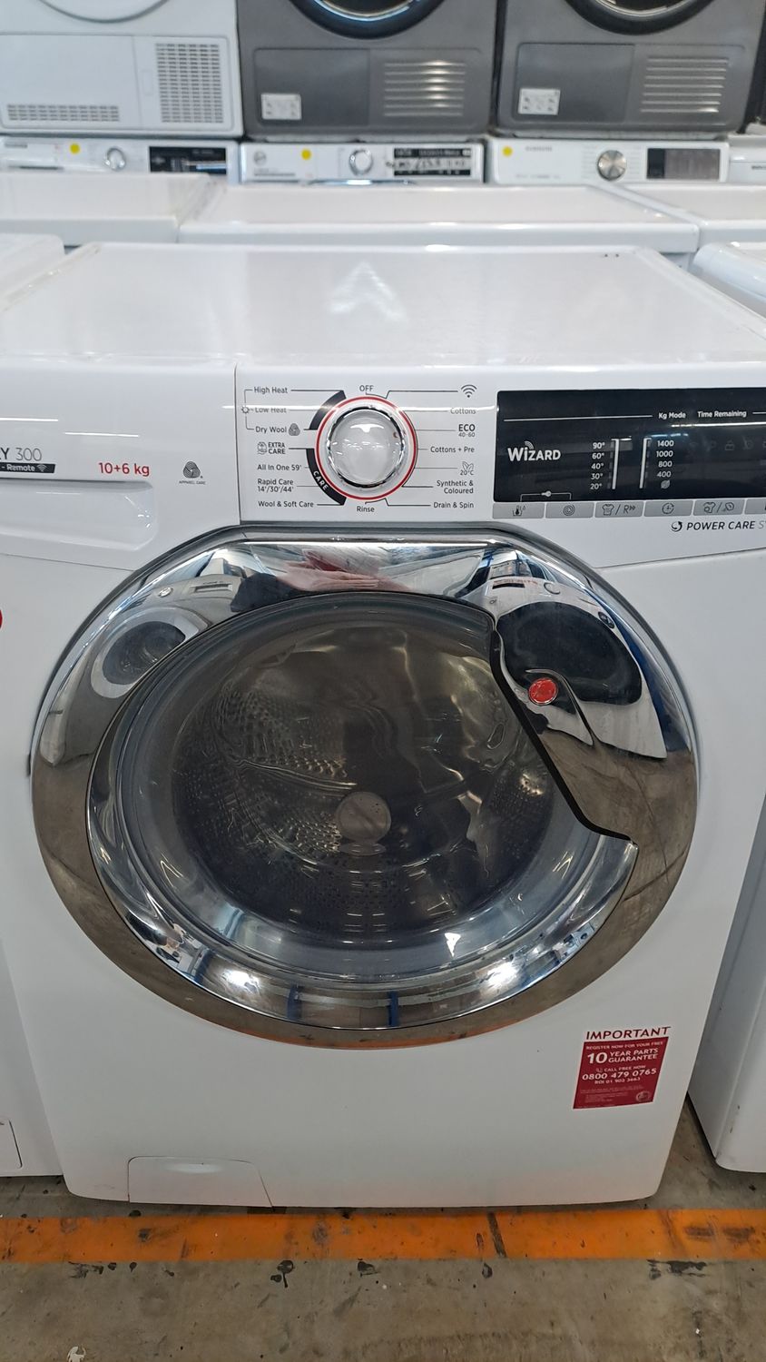 Hoover H-Wash&amp;Dry300 10kg/6kg Load 1600 Spin Washer Dryer White Refurbished