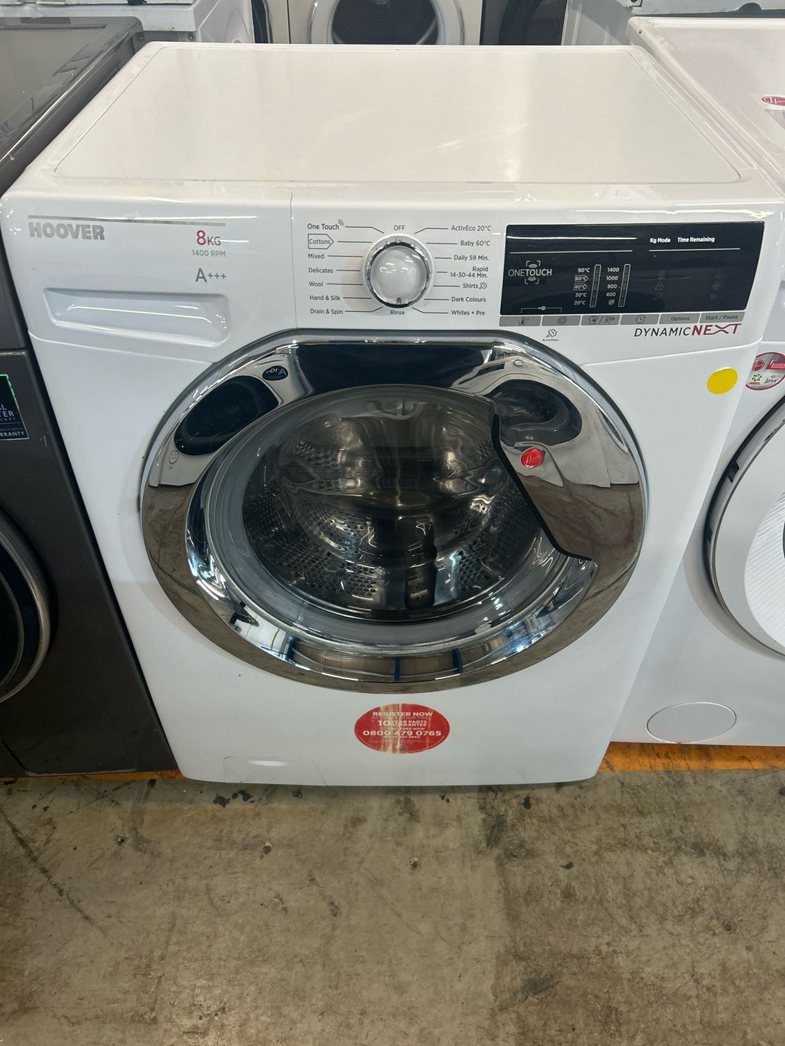 Hoover DXOA48C3 8KG 1400 Spin Washing Machine White