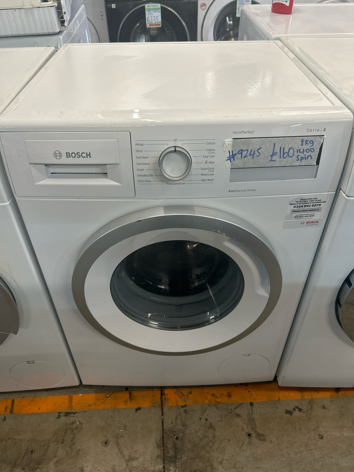 Bosch Serie 4 WAN28281GB 8kg 1400rpm Washing Machine White
