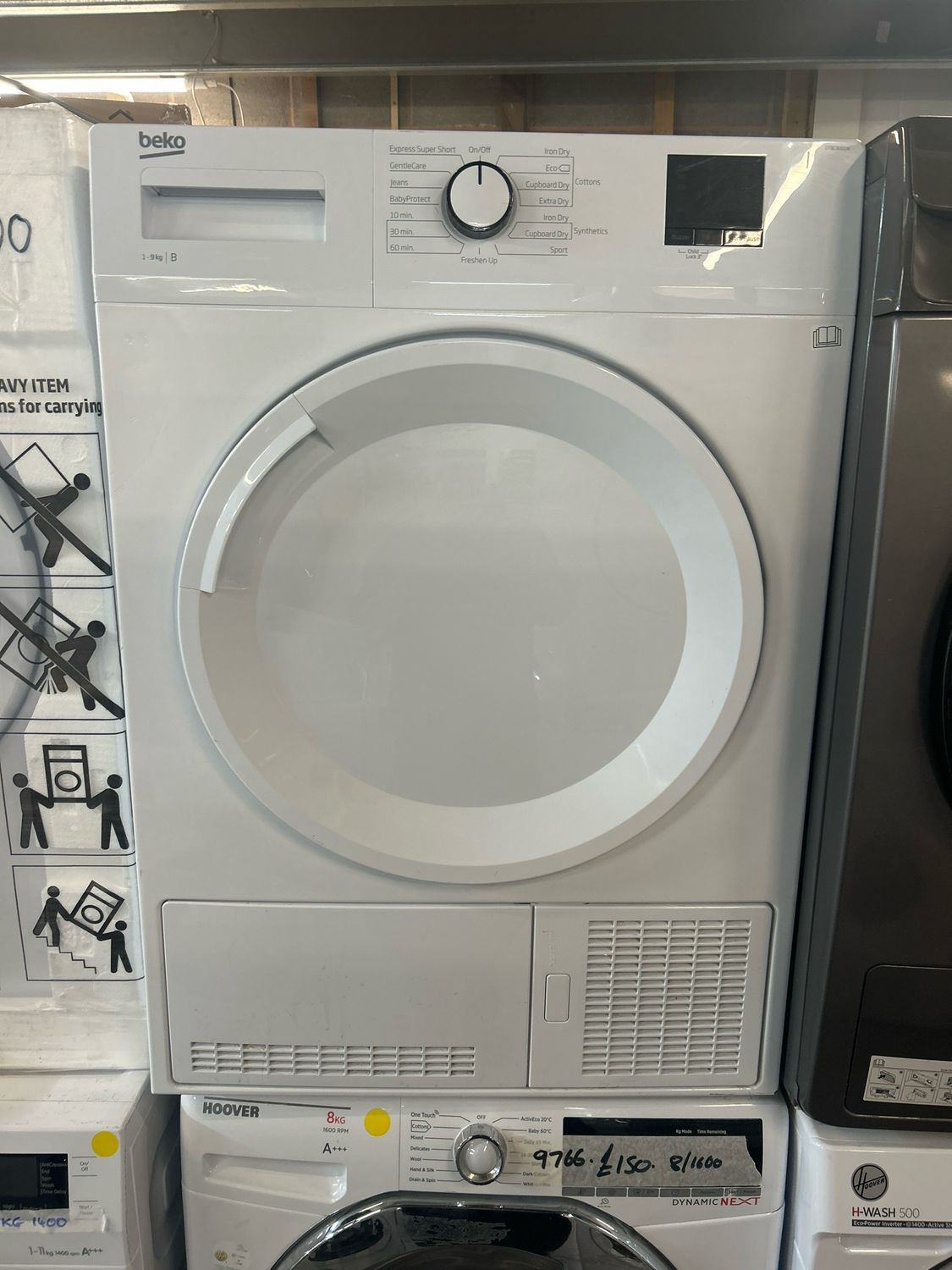 Beko DTBC9001W 9kg Condenser Dryer White