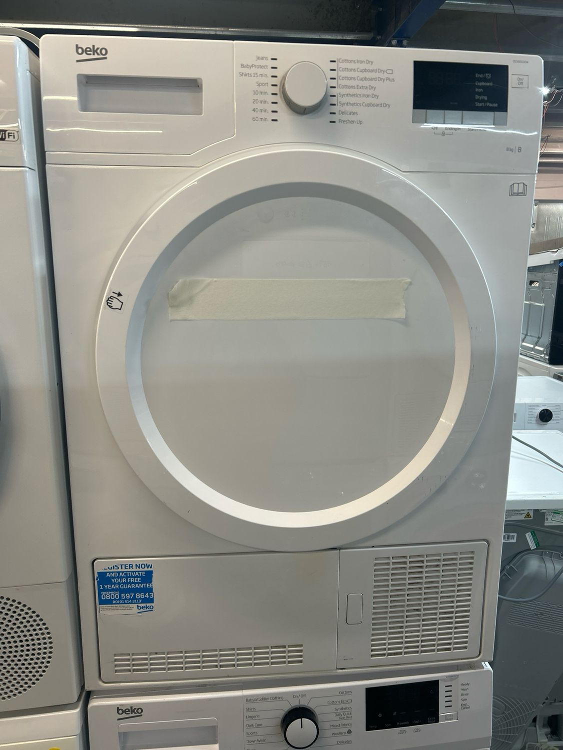 Beko DCX83100W 8kg Condenser Dryer White