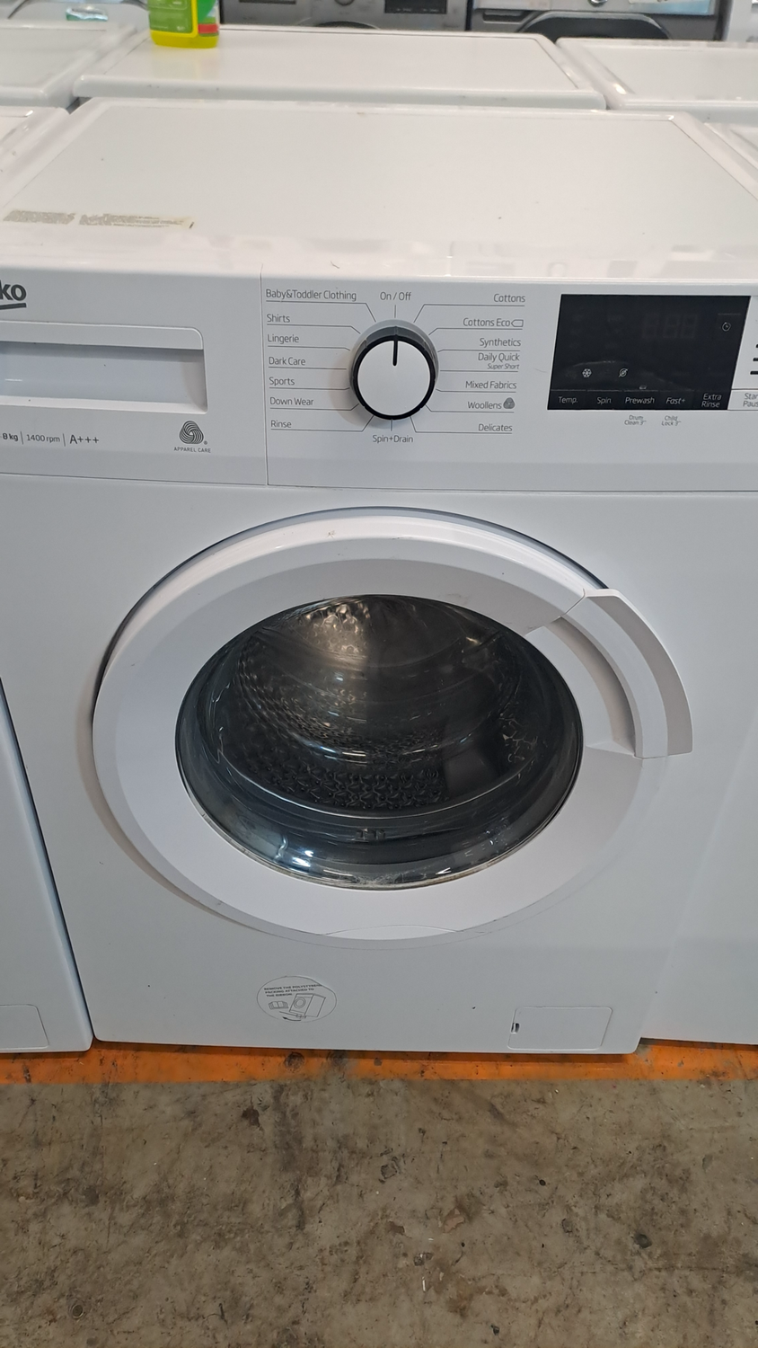 Beko WTB841R2W 8kg 1400rpm Washing Machine White