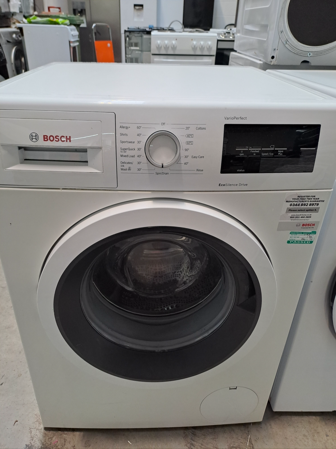 Bosch Varioperfect WAT28371GB/34 8kg Load 1400 Spin Washing Machine White Refurbished 