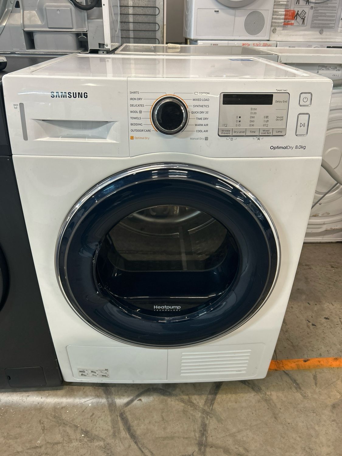 Samsung DV80M50133W/EU 8kg Heat Pump Condenser Dryer White