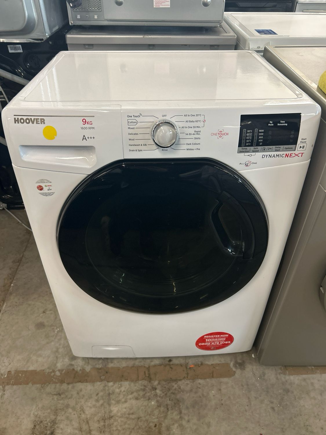 Hoover DXOC69AFN3/1-80 9kg 1600 Spin Washing Machine White