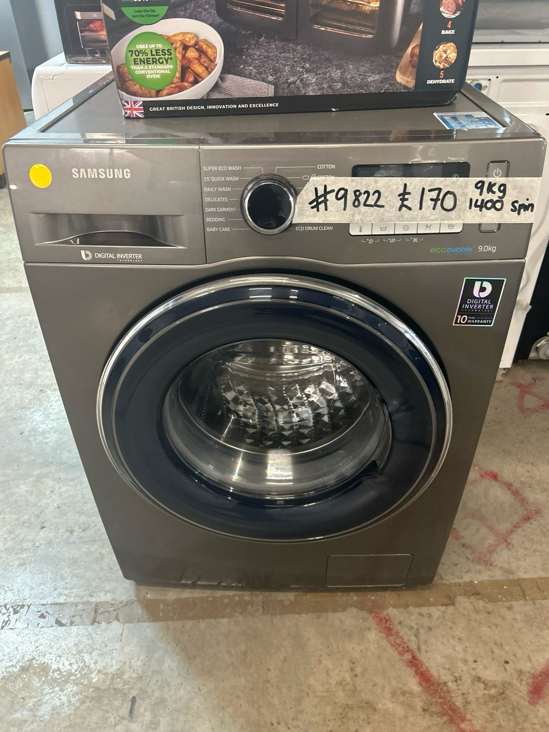 Samsung WW90J5446FX/EU 9kg 1400rpm Grey