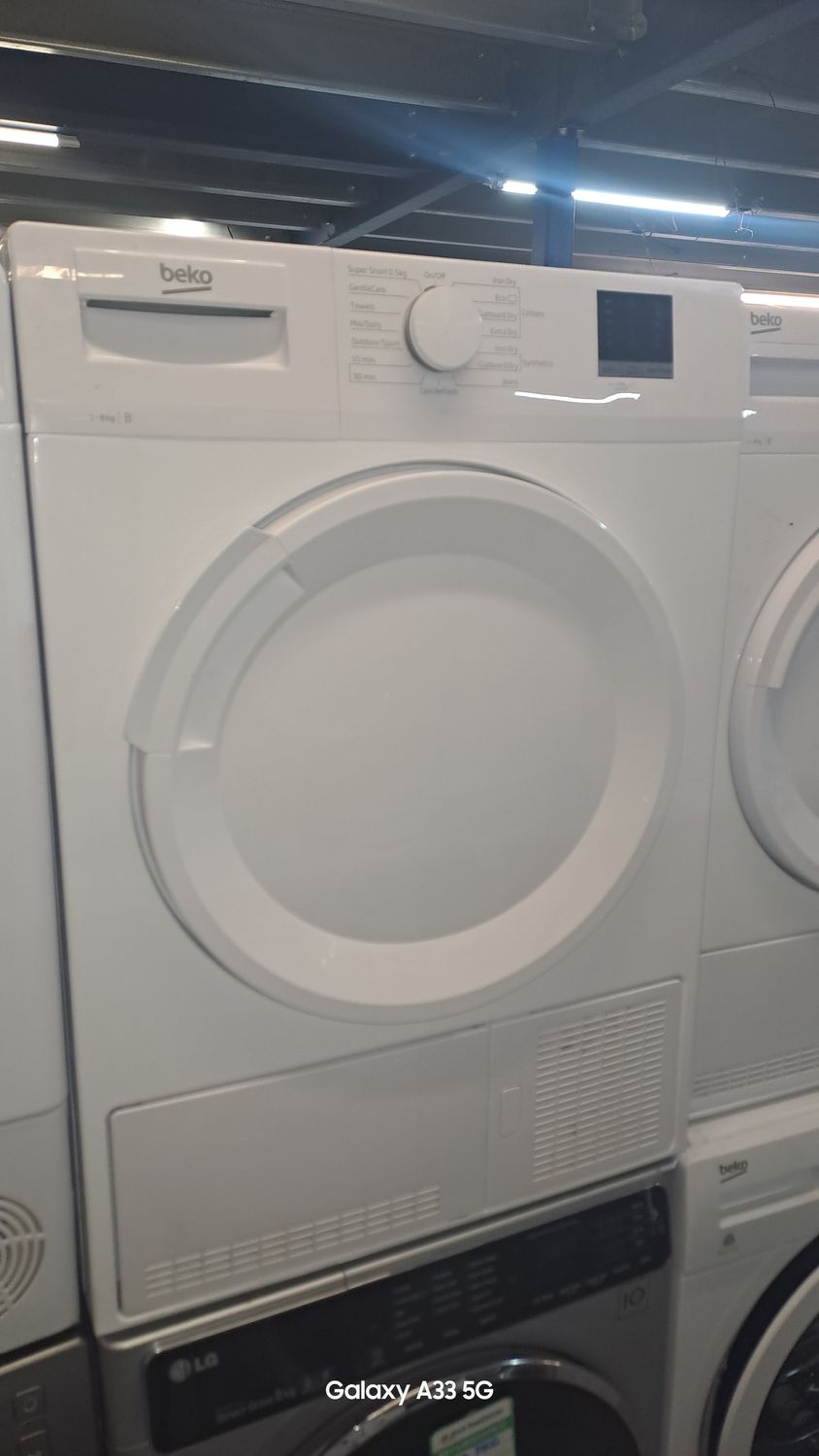 Beko DTLCE80051W 8Kg Condenser Dryer White