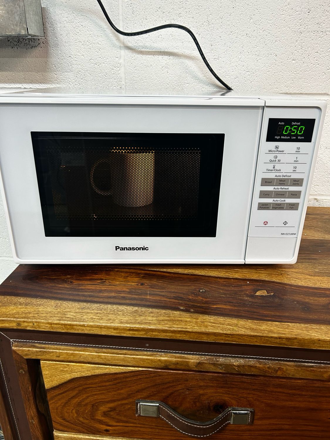 Panasonic NN-E27JWMBPQ 800W Microwave White