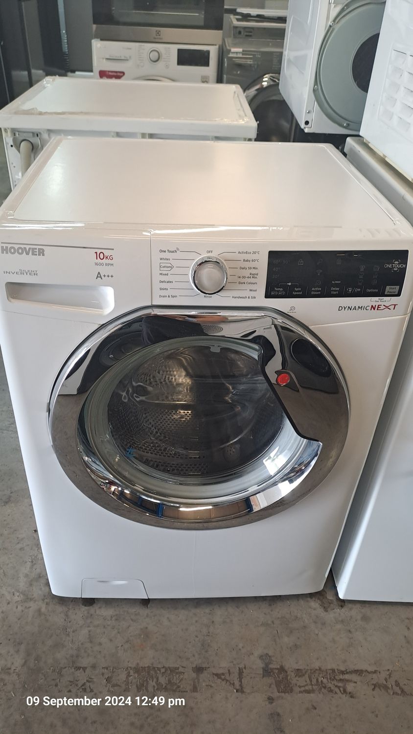 Hoover DXOA610HCW/1-80 A+++ 10Kg Load 1600 Spin Washing Machine White Refurbished