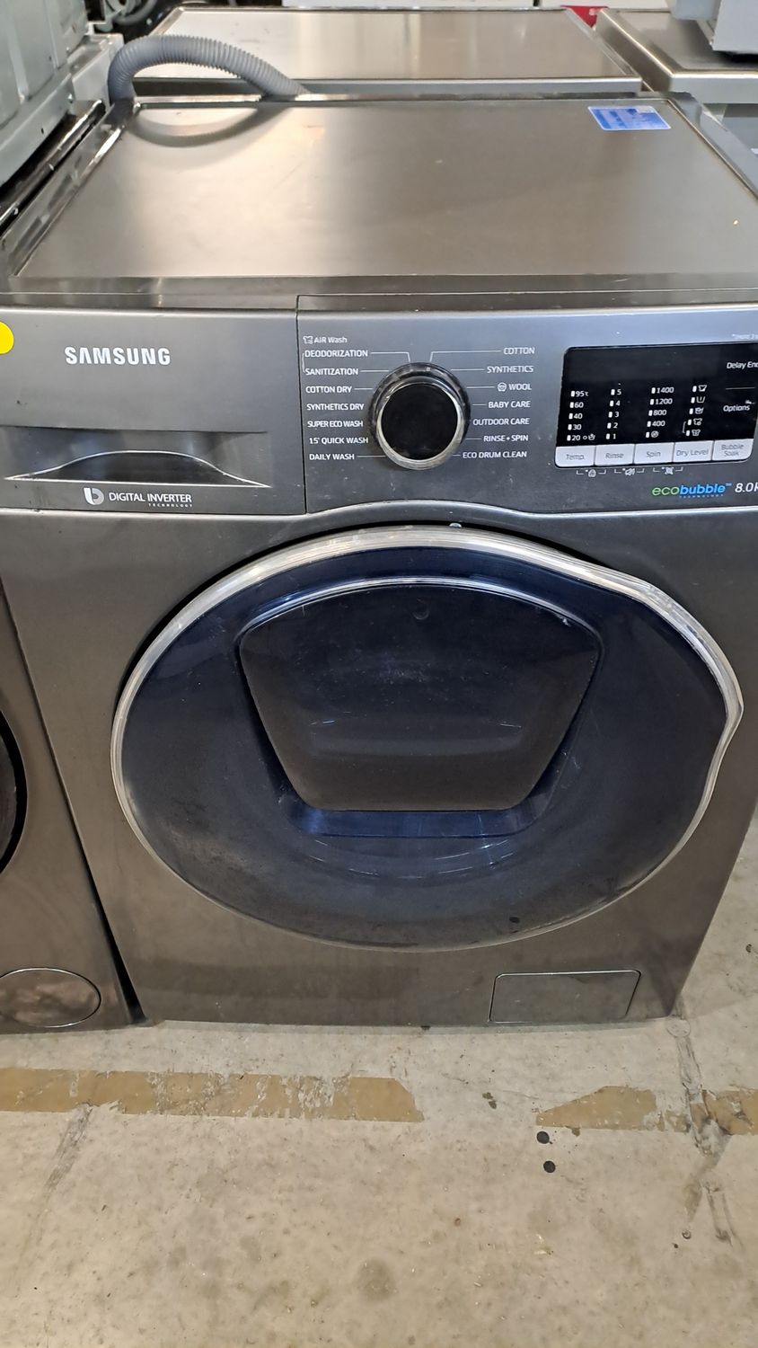 Samsung WD80K 8kg/6kg 1400spin Washer Dryer AddWash Grey Refurbished