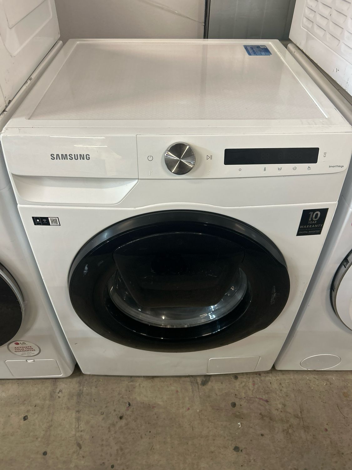 Samsung WW10 1400rpm 10.5kg Washing Machine White