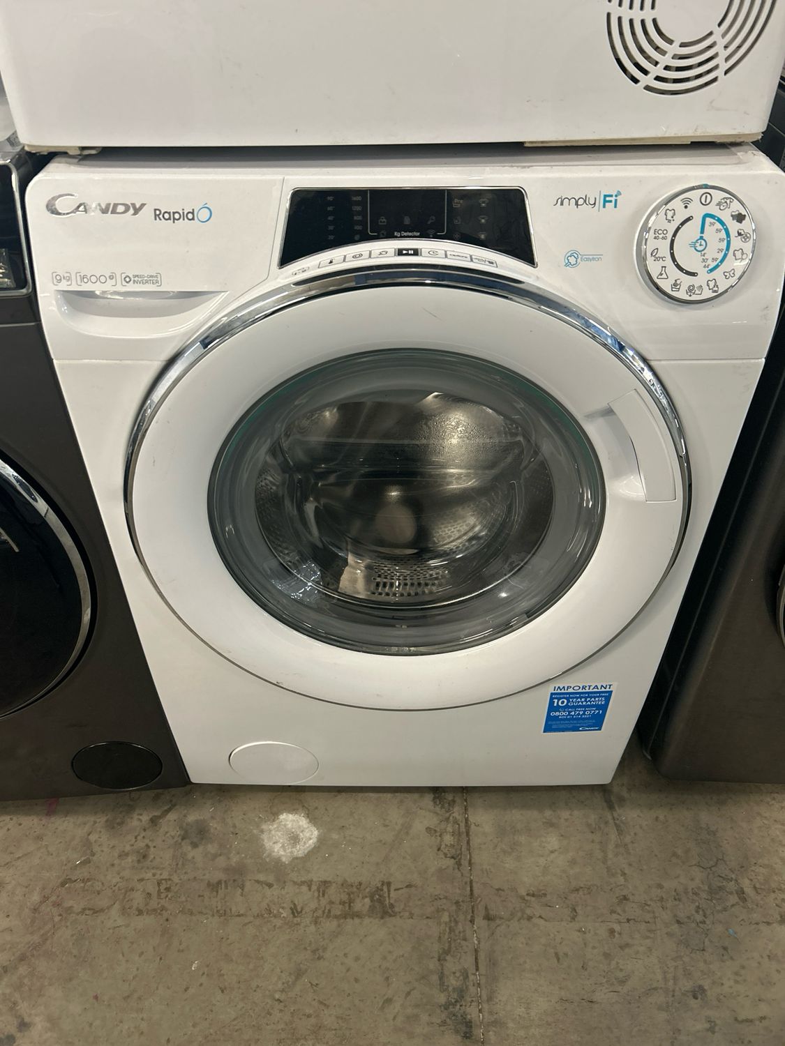 Candy 9kg 1600rpm Washing Machine White