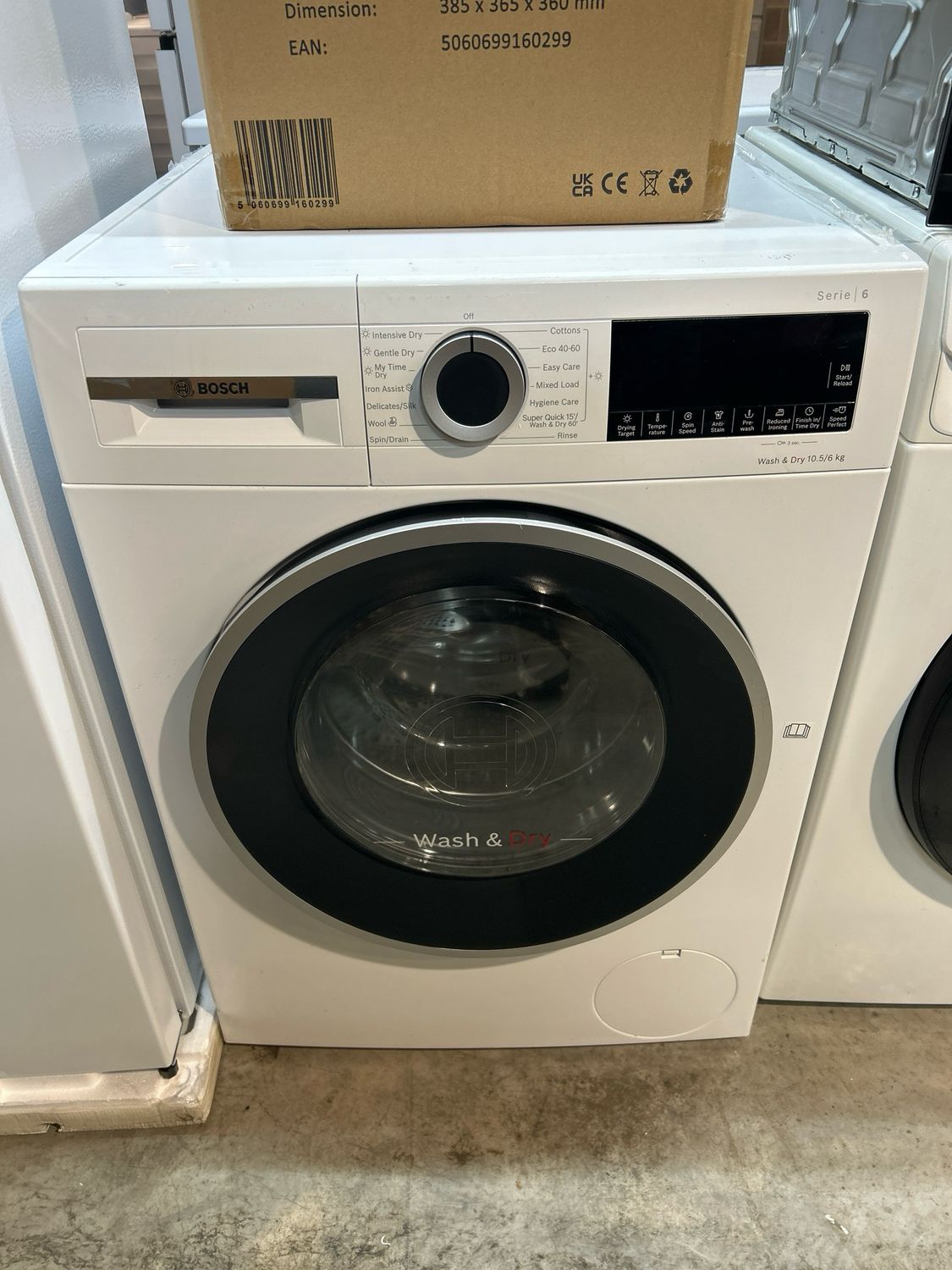 Bosch WNG25401GB 10.5kg/6kg 1400rpm Washer/Dryer White