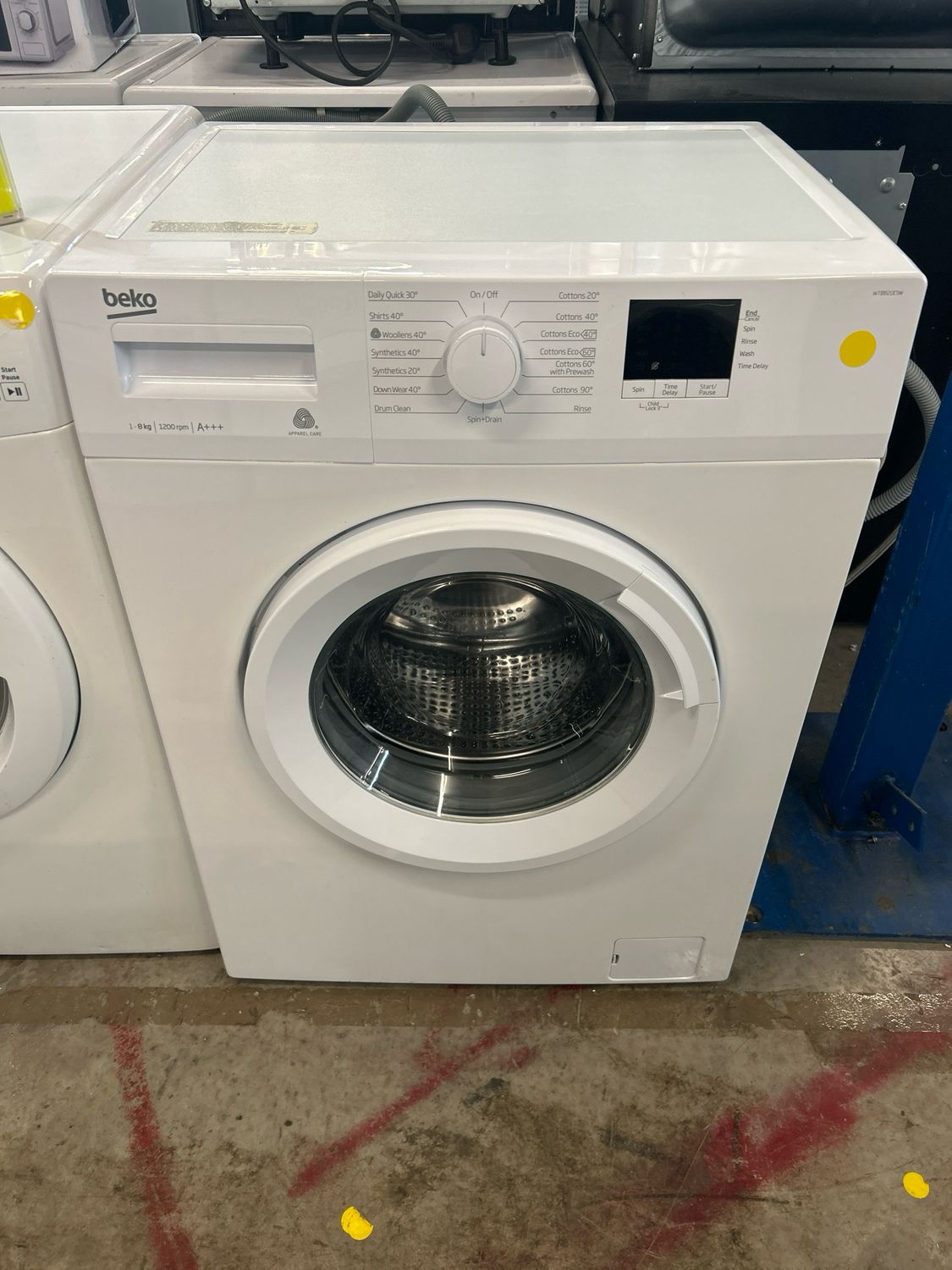Beko WTB820E1W 8kg 1200rpm Washing Machine White