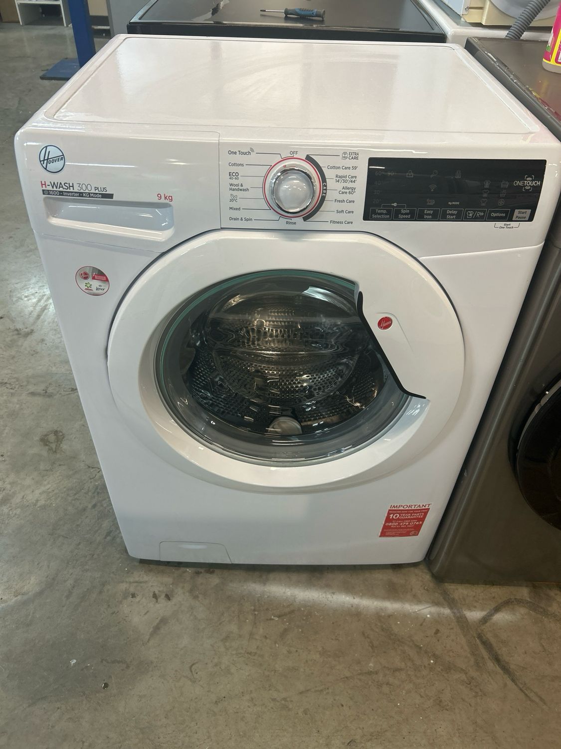 Hoover H-WASH300 8kg 1600rpm Washing Machine White